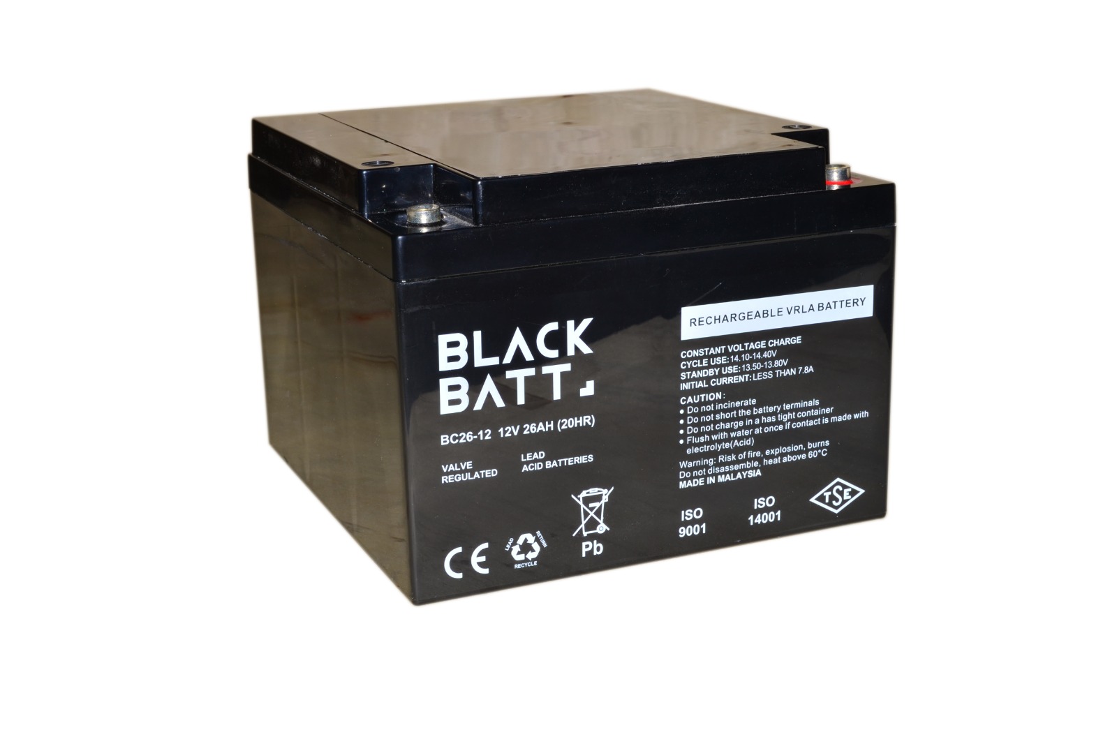 bc1226ah;blackbatt;vrla;akü;battery
