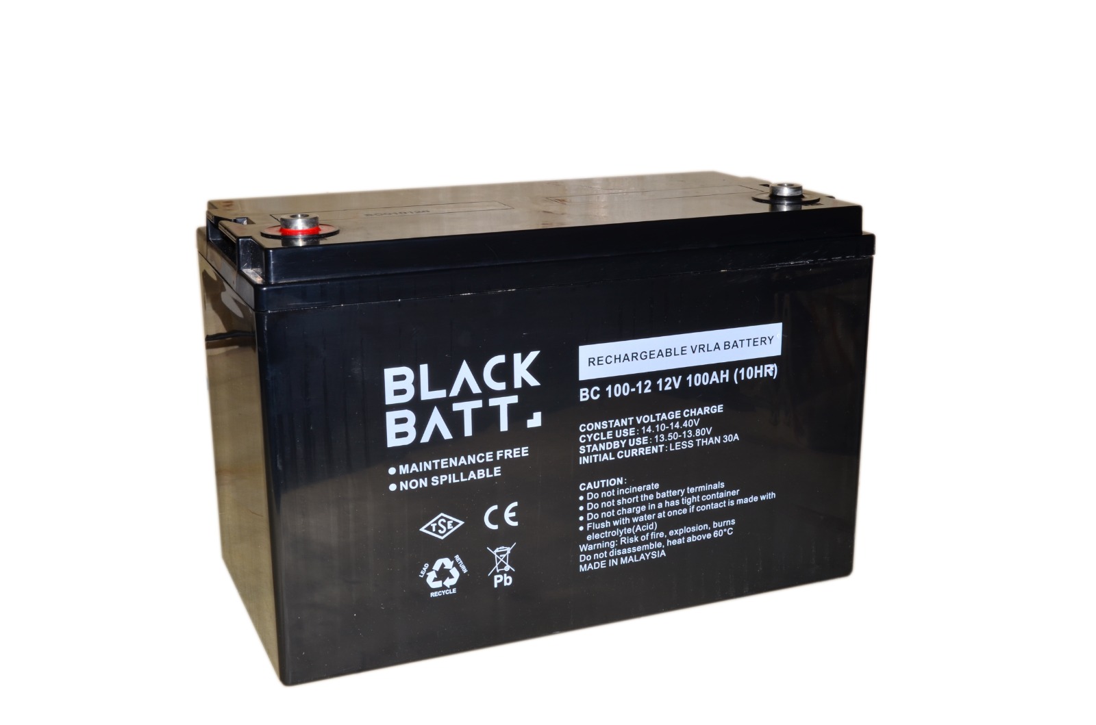 bc12100ah;blackbatt;vrla;akü;battery