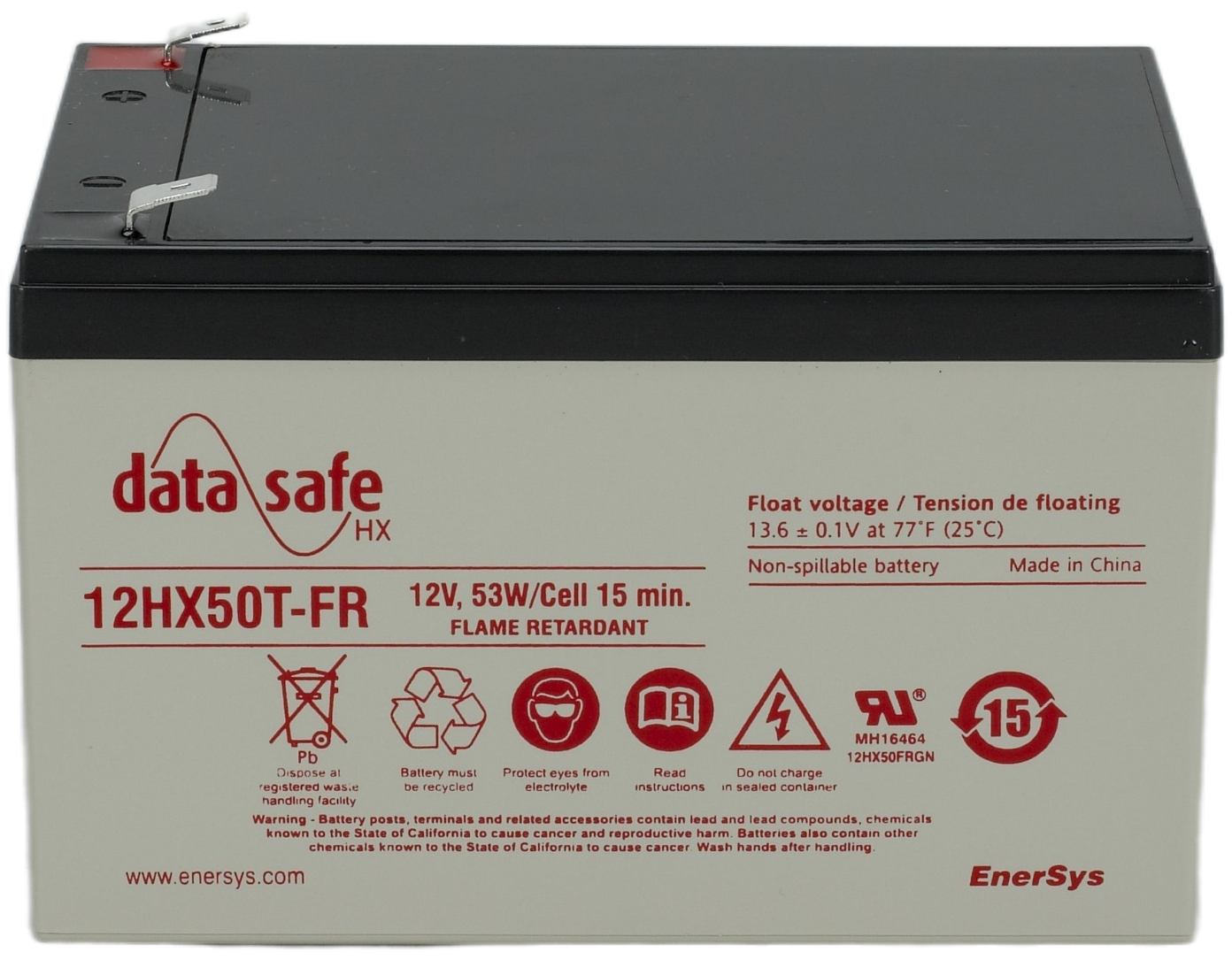 enersys;12hx50;eurobat;vrla;akü;battery