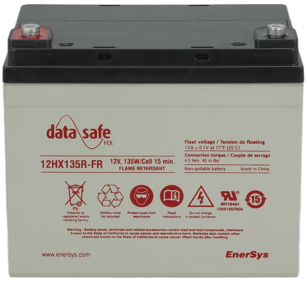 enersys;12hx135;eurobat;vrla;akü;battery