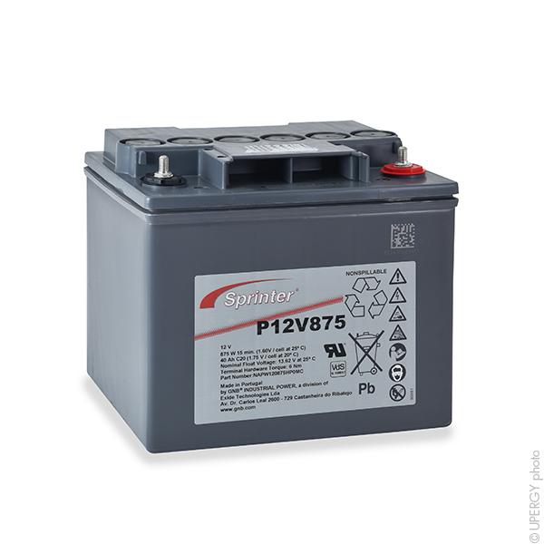 exide;sprinter,xp12v875;eurobat;vrla;akü;battery