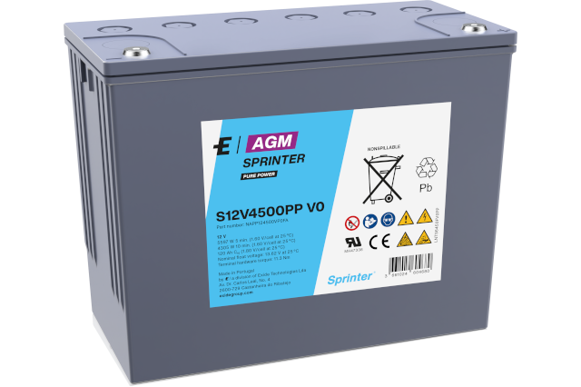 exide;sprinter,s12v4500pp;eurobat;vrla;akü;battery,12v4000