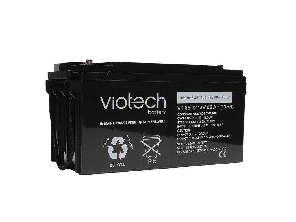 vt1265;viotech;vrla;akü;battery