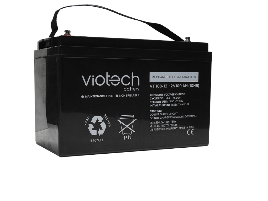 vt12100;viotech;vrla;akü;battery