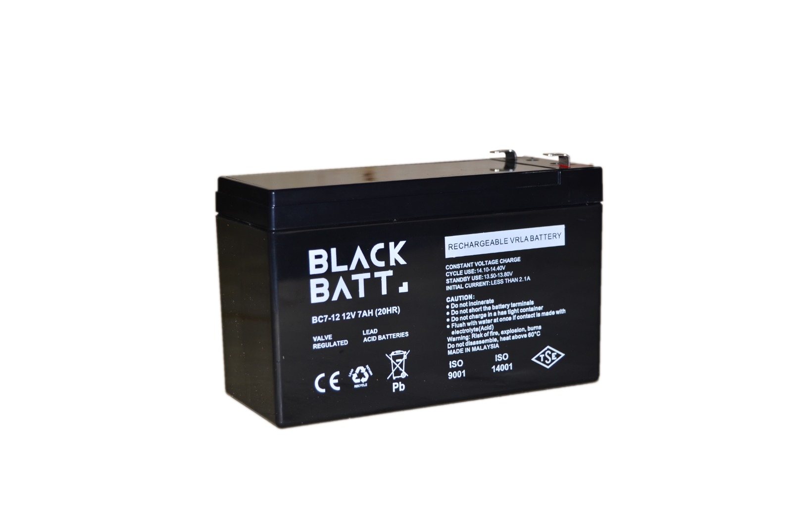 bc127ah;blackbatt;vrla;akü;battery
